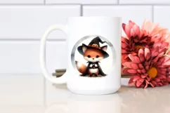 Cute Baby Fox, Washed Watercolor PNG Product Image 2