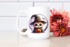 Cute Baby Owl Halloween PNG Product Image 2
