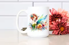 Vibrant Fairy Illustration | Sublimation Clipart Product Image 2