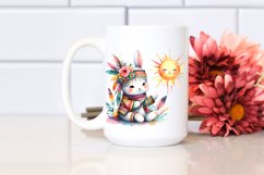 Cute Baby Rabbit | Watercolor Boho Product Image 2