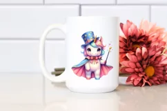 Colorful Baby Unicorn with Magician's Cape Product Image 2