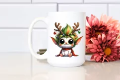 Colorful Frog with Crazy Haircut PNG Product Image 2