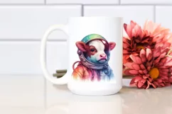 Baby Cow with Space Helmet, Transparent PNG Product Image 2