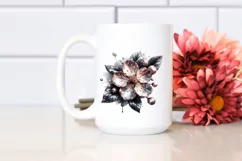 Detailed Shiny Cherry Blossom Watercolor Splash Product Image 2