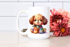 Colorful Vibrant Plush Dog Product Image 2