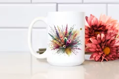 Colorful Bouquet with GOLD FOIL and Heather Product Image 2