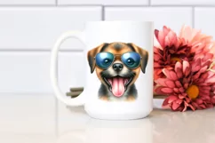 Detailed Whimsical Funny Cute Puppy | Clipart Product Image 2