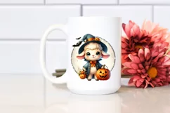 Cute Baby Lamb Halloween PNG Product Image 2