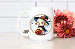 Cute Baby Lamb, Halloween Theme, PNG Product Image 2