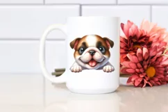 Watercolor Bulldog Cute Enthusiastic Funny Product Image 2