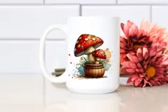 Detailed Stained Mushroom PNG Product Image 2
