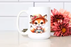 Colorful Baby Fox in Summer Outfit Product Image 2