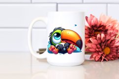 Colorful Baby Toucan Clipart Product Image 2