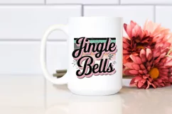 Retro Jingle Bells Christmas Png Product Image 2