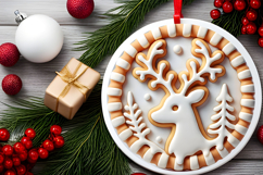 Round Christmass Ornament PNG Product Image 2