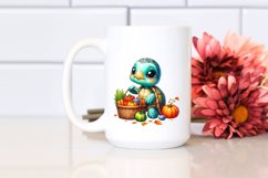 Baby Turtle with Basket | Sublimation | Clipart Product Image 2