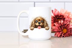 Crazy Looking Cocker Spaniel Smiling | Sublimation | Clipart Product Image 2