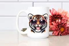 Detailed Whimsical Funny Cute Tiger | Clipart Product Image 2