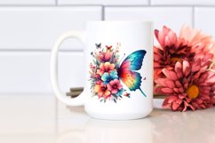 Retro Vibrant Butterfly | Clipart Product Image 2