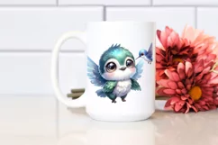 cute Baby Hummingbird with Big Eyes | Clipart Product Image 2