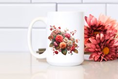 Shiny Filled Artistic Begonia Lily | Clipart Product Image 2