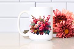 Shiny Filled Artistic Begonia Lily | Clipart Product Image 2