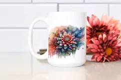 Vibrant Chrysanthemum Made of Stained Product Image 2