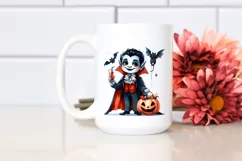 Watercolor Style Funny Halloween Clipart, Transparent PNG Product Image 2