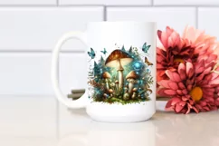 detailed Magical Mushroom PNG Product Image 2
