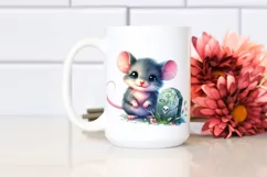 Simple Cute Baby Mouse Drawing | Sublimation Clipart Product Image 2