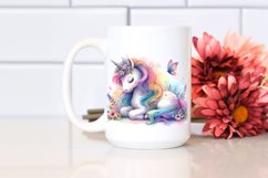 Colorful Baby Unicorn | Clipart Product Image 2