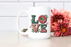 Retro Love Clipart PNG Product Image 2