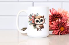 cute Baby Owl Excited Smiling | Sublimation | Clipart Product Image 2