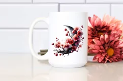 Shiny Cherry Blossom Wood Clipart Product Image 2