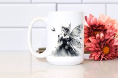 Gothic Fairy Watercolor Washed Edges Clipart Product Image 2