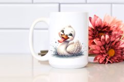 Smiling Swan | Sublimation Clipart Product Image 2