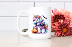 Vibrant Unicorn Halloween Costume Clipart Product Image 2