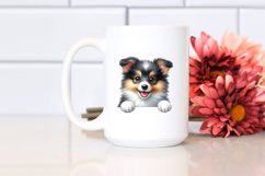 Enthusiastic Collie Baby | Clipart Product Image 2
