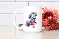 Colorful Baby Unicorn PNG Product Image 2