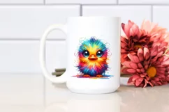 Cute Baby Duck | Colorful | Watercolor Product Image 2