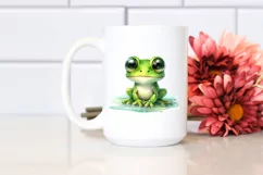 Baby Frog Valentines Love |T-shirt, Mug PNG Product Image 3