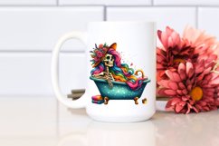 Skeleton Taking a Bath, Transparent PNG Product Image 2