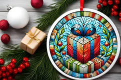 Round Christmass Ornament PNG Product Image 2