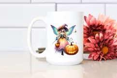 Fairy Halloween Pumpkin Clipart Product Image 2
