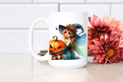 Fairy Halloween Pumpkin Clipart Product Image 2