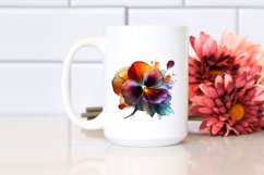Abstract Pansy | Summer Clipart Product Image 2