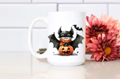 Watercolor Style Funny Halloween Clipart, Transparent PNG Product Image 2