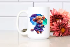 Dancing Baby Highland Cow PNG Product Image 2