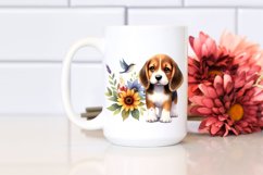 Cute Vibrant Beagle | Sublimation Clipart Product Image 2
