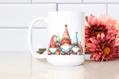 Colorful Christmas Gnome, PNG Product Image 2